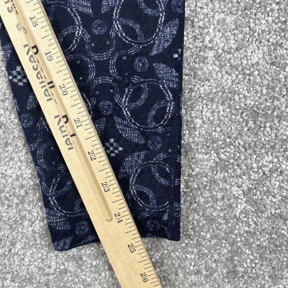 Patagonia Leggings Womens XXS Capilene Midweight Base Layer Graphic Print Blue - Picture 6 of 8